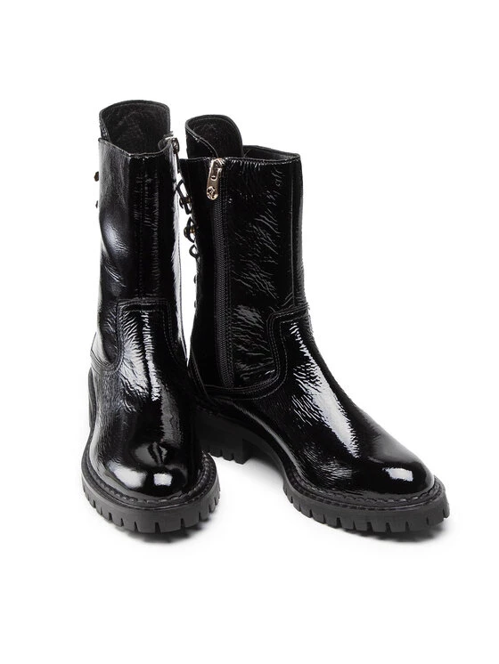 Eva Minge Γυναίκες Biker Μποτάκια Μποτάκια EM-21-10-001289 Μαύρο 5 Eva Minge Γυναίκες Biker Μποτάκια Μποτάκια EM-21-10-001289 Μαύρο - Image 5