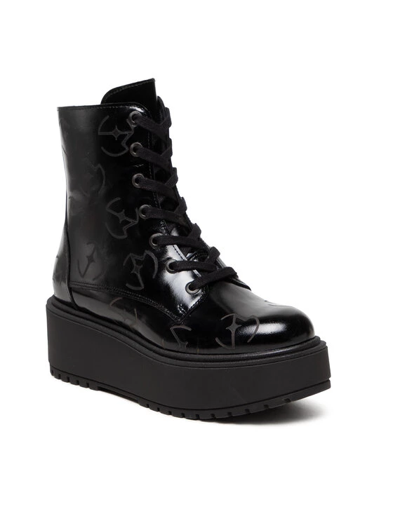 Eva Minge Γυναίκες Biker Μποτάκια Μποτάκια EM-45-10-001352 Μαύρο 1 Eva Minge Γυναίκες Biker Μποτάκια Μποτάκια EM-45-10-001352 Μαύρο