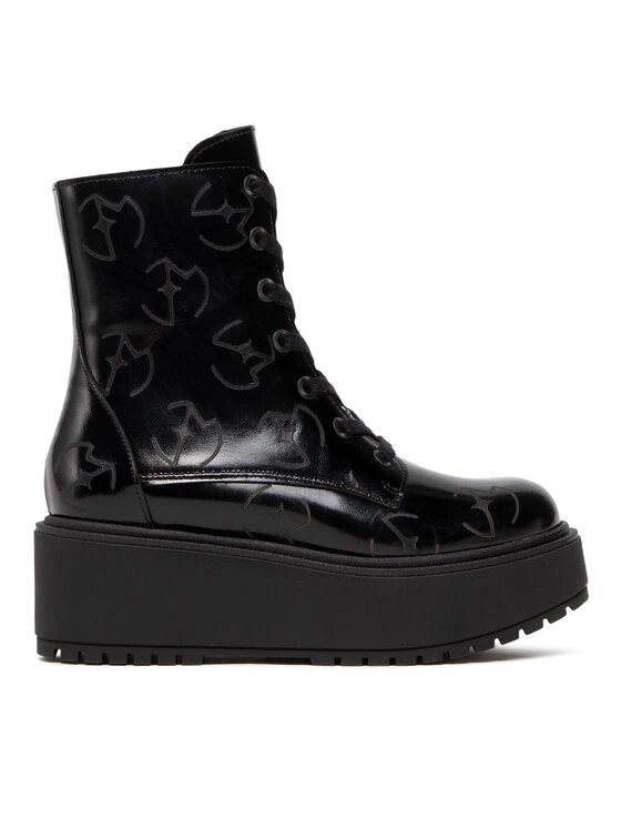 Eva Minge Γυναίκες Biker Μποτάκια Μποτάκια EM-45-10-001352 Μαύρο 2 Eva Minge Γυναίκες Biker Μποτάκια Μποτάκια EM-45-10-001352 Μαύρο - Image 2