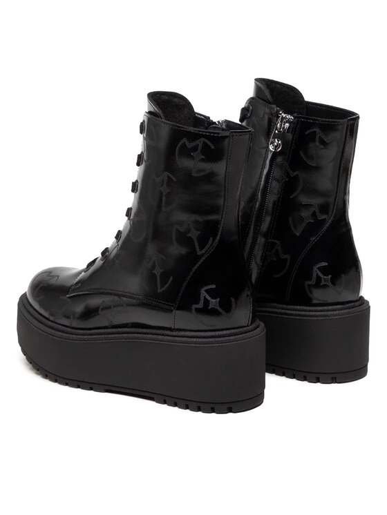 Eva Minge Γυναίκες Biker Μποτάκια Μποτάκια EM-45-10-001352 Μαύρο 3 Eva Minge Γυναίκες Biker Μποτάκια Μποτάκια EM-45-10-001352 Μαύρο - Image 3