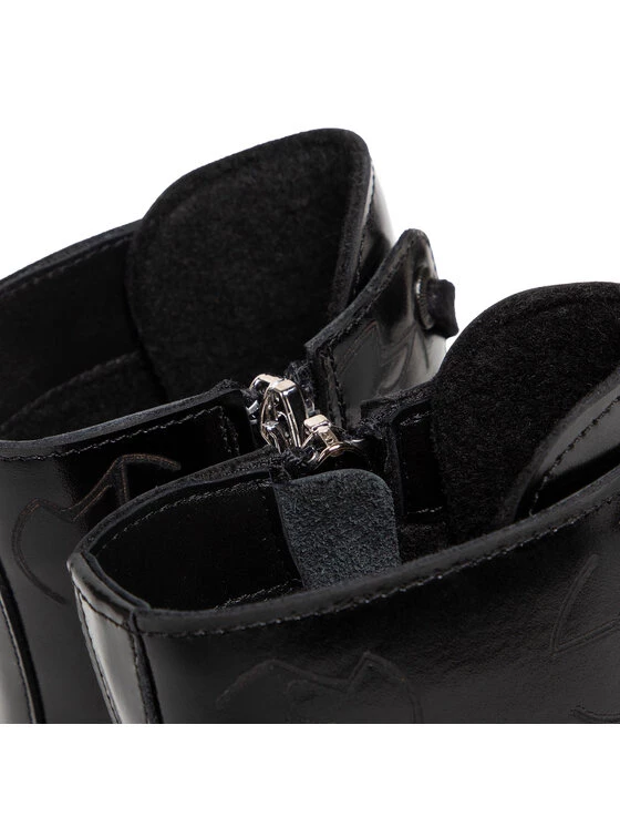 Eva Minge Γυναίκες Biker Μποτάκια Μποτάκια EM-45-10-001352 Μαύρο 6 Eva Minge Γυναίκες Biker Μποτάκια Μποτάκια EM-45-10-001352 Μαύρο - Image 6