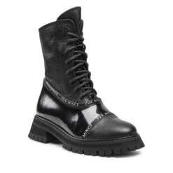 Eva Minge Γυναίκες Biker Μποτάκια Μποτάκια EM-08-10-001358 Μαύρο