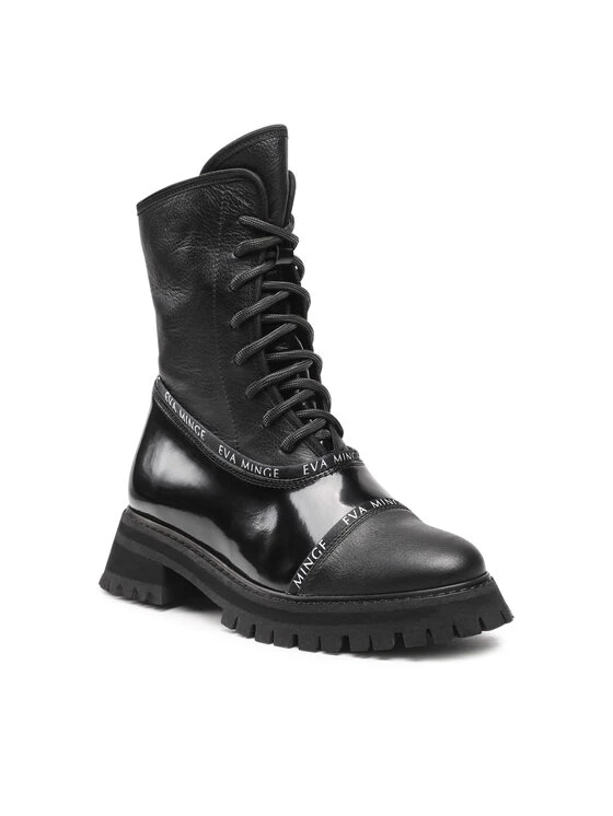 Eva Minge Γυναίκες Biker Μποτάκια Μποτάκια EM-08-10-001358 Μαύρο 1 Eva Minge Γυναίκες Biker Μποτάκια Μποτάκια EM-08-10-001358 Μαύρο