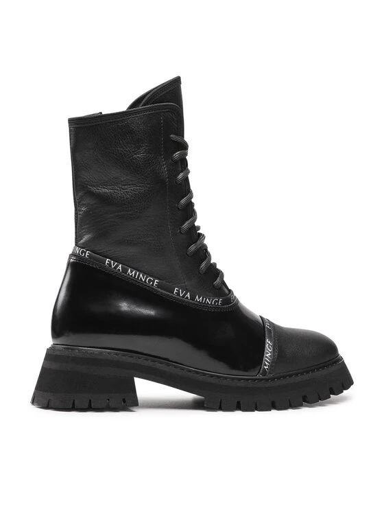 Eva Minge Γυναίκες Biker Μποτάκια Μποτάκια EM-08-10-001358 Μαύρο 2 Eva Minge Γυναίκες Biker Μποτάκια Μποτάκια EM-08-10-001358 Μαύρο - Image 2