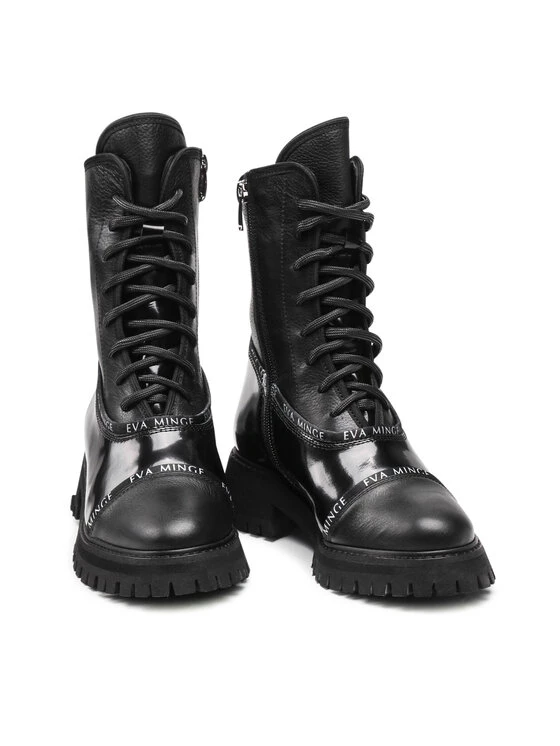 Eva Minge Γυναίκες Biker Μποτάκια Μποτάκια EM-08-10-001358 Μαύρο 5 Eva Minge Γυναίκες Biker Μποτάκια Μποτάκια EM-08-10-001358 Μαύρο - Image 5