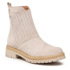 Eva Minge Γυναίκες Biker Μποτάκια Μποτάκια EM-45-10-001326 Μπεζ