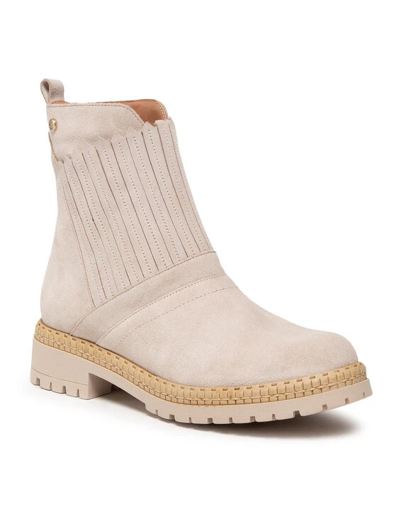 Eva Minge Γυναίκες Biker Μποτάκια Μποτάκια EM-45-10-001326 Μπεζ 1 Eva Minge Γυναίκες Biker Μποτάκια Μποτάκια EM-45-10-001326 Μπεζ