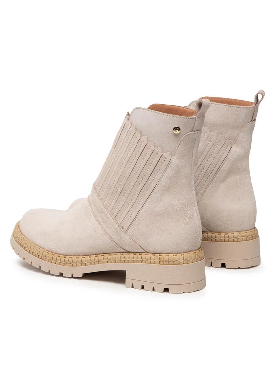 Eva Minge Γυναίκες Biker Μποτάκια Μποτάκια EM-45-10-001326 Μπεζ 3 Eva Minge Γυναίκες Biker Μποτάκια Μποτάκια EM-45-10-001326 Μπεζ - Image 3