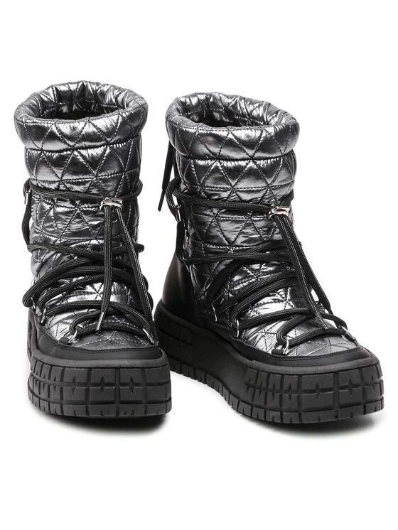 Eva Minge Γυναίκες Biker Μποτάκια Μποτάκια EM-08-10-001357 Ασημί 5 Eva Minge Γυναίκες Biker Μποτάκια Μποτάκια EM-08-10-001357 Ασημί - Image 5