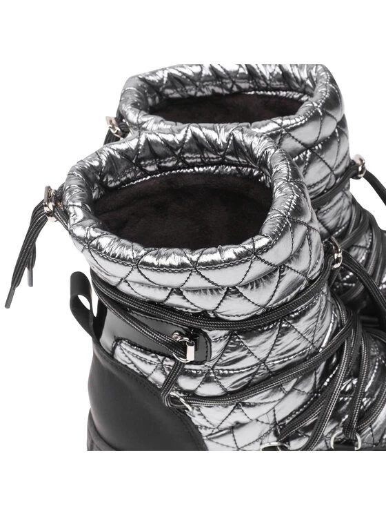 Eva Minge Γυναίκες Biker Μποτάκια Μποτάκια EM-08-10-001357 Ασημί 6 Eva Minge Γυναίκες Biker Μποτάκια Μποτάκια EM-08-10-001357 Ασημί - Image 6