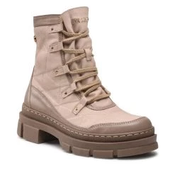 Eva Minge Γυναίκες Biker Μποτάκια Μποτάκια EM-22-10-001333 Μπεζ