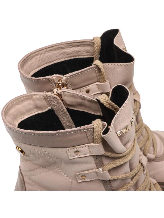 Eva Minge Γυναίκες Biker Μποτάκια Μποτάκια EM-22-10-001333 Μπεζ 6 Eva Minge Γυναίκες Biker Μποτάκια Μποτάκια EM-22-10-001333 Μπεζ - Image 6