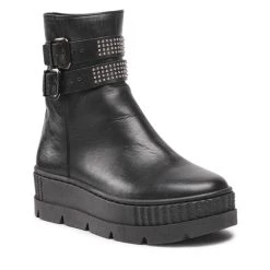 Eva Minge Γυναίκες Biker Μποτάκια Μποτάκια EM-22-10-001330 Μαύρο