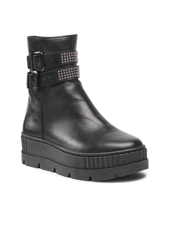 Eva Minge Γυναίκες Biker Μποτάκια Μποτάκια EM-22-10-001330 Μαύρο 1 Eva Minge Γυναίκες Biker Μποτάκια Μποτάκια EM-22-10-001330 Μαύρο