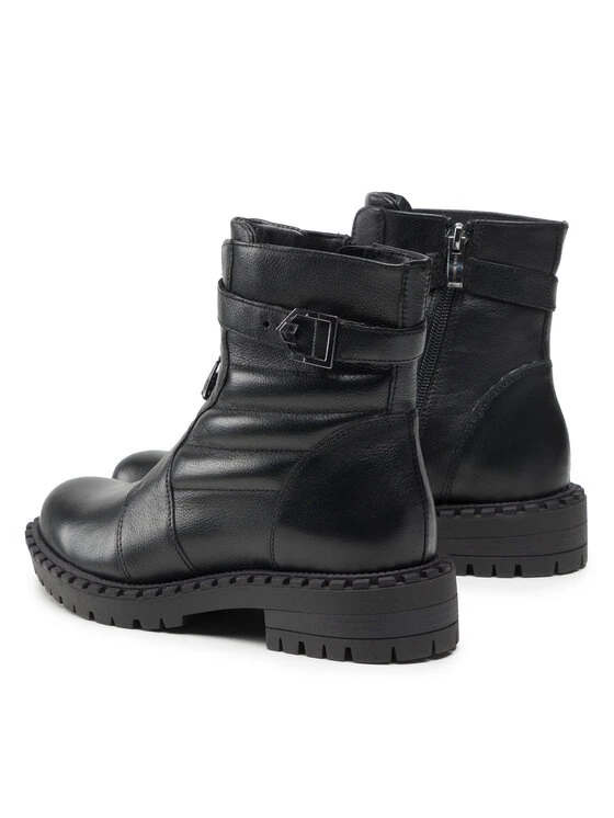 Eva Minge Γυναίκες Biker Μποτάκια Μποτάκια RST-DOMINGA-05 Μαύρο 3 Eva Minge Γυναίκες Biker Μποτάκια Μποτάκια RST-DOMINGA-05 Μαύρο - Image 3