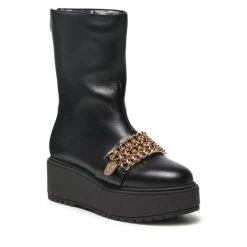 Eva Minge Γυναίκες Biker Μποτάκια Μποτάκια EM-56-10-001324 Μαύρο