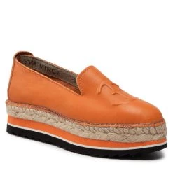 Eva Minge Γυναίκες Κλειστά Παπούτσια Εσπαντρίγιες EM-46-11-001492 Πορτοκαλί