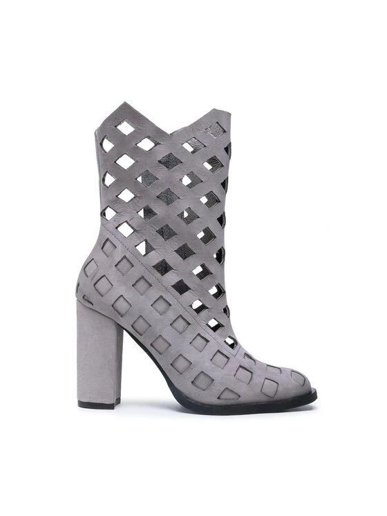 Eva Minge Γυναίκες Biker Μποτάκια Μποτάκια EM-26-09-001109 Γκρι 2 Eva Minge Γυναίκες Biker Μποτάκια Μποτάκια EM-26-09-001109 Γκρι - Image 2