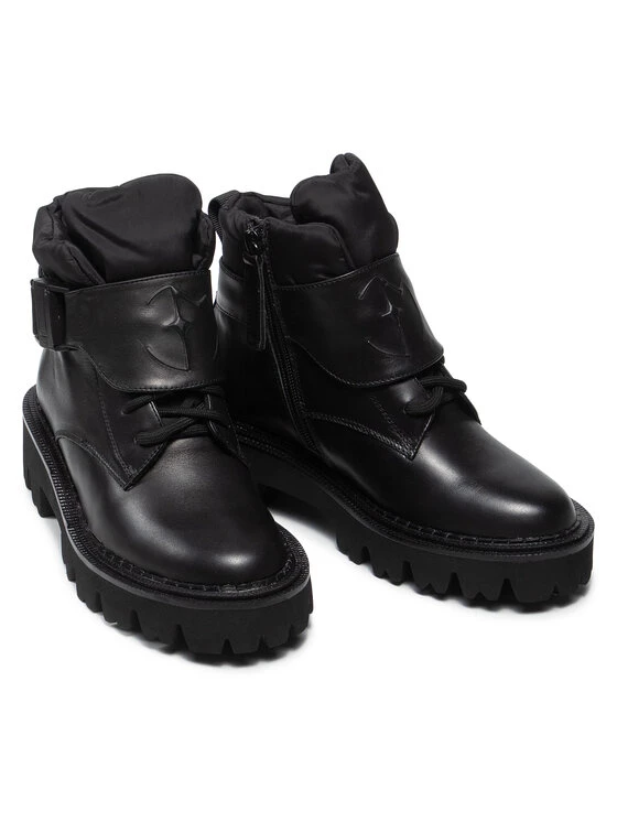 Eva Minge Γυναίκες Biker Μποτάκια Ορειβατικά παπούτσια EM-41-10-001267 Μαύρο 5 Eva Minge Γυναίκες Biker Μποτάκια Ορειβατικά παπούτσια EM-41-10-001267 Μαύρο - Image 5