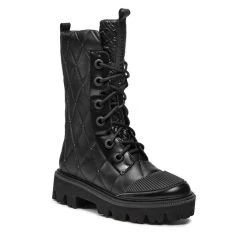 Eva Minge Γυναίκες Biker Μποτάκια Ορειβατικά παπούτσια EM-41-10-001272 Μαύρο