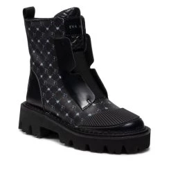 Eva Minge Γυναίκες Biker Μποτάκια Ορειβατικά παπούτσια 41-10-001262 Μαύρο