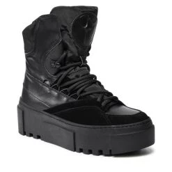 Eva Minge Γυναίκες Biker Μποτάκια Μποτάκια EM-41-10-001259 Μαύρο