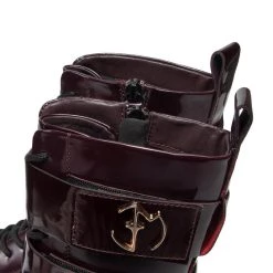 Eva Minge Γυναίκες Biker Μποτάκια Ορειβατικά παπούτσια EM-41-10-001255 Μπορντό -Eva Minge Κατάστημα unnamed file 2509