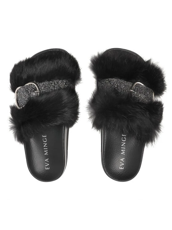 Eva Minge Γυναίκες Παντόφλες EM-21-09-001204 Μαύρο 6 Eva Minge Γυναίκες Παντόφλες EM-21-09-001204 Μαύρο - Image 6