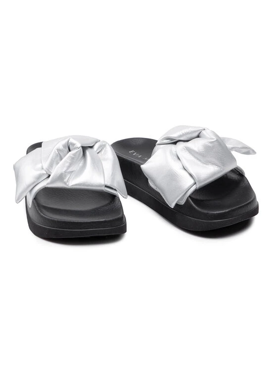 Eva Minge Γυναίκες Παντόφλες EM-21-09-001203 Ασημί 5 Eva Minge Γυναίκες Παντόφλες EM-21-09-001203 Ασημί - Image 5