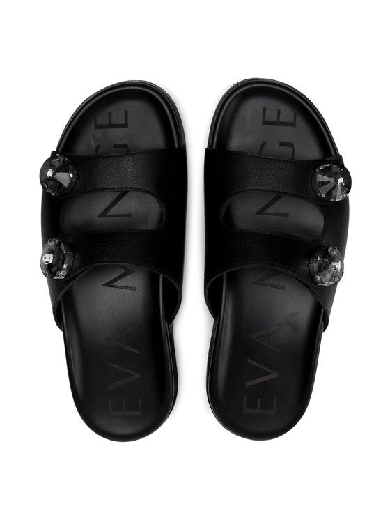 Eva Minge Γυναίκες Παντόφλες EM-21-09-001201 Μαύρο 6 Eva Minge Γυναίκες Παντόφλες EM-21-09-001201 Μαύρο - Image 6