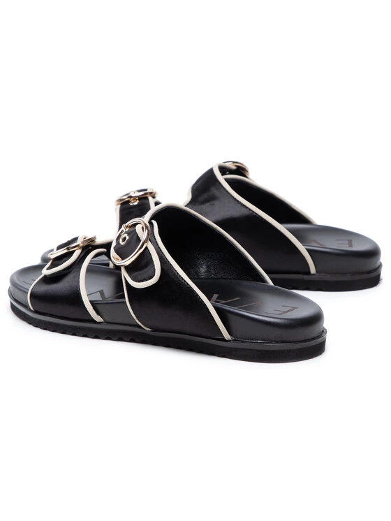 Eva Minge Γυναίκες Παντόφλες EM-21-09-001202 Μαύρο 3 Eva Minge Γυναίκες Παντόφλες EM-21-09-001202 Μαύρο - Image 3