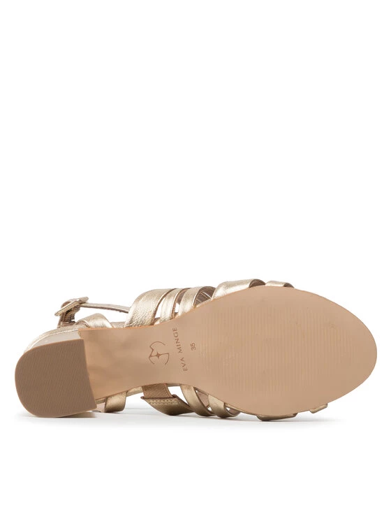 Eva Minge Γυναίκες Σανδάλια EM-68-11-0014017 Χρυσό 4 Eva Minge Γυναίκες Σανδάλια EM-68-11-0014017 Χρυσό - Image 4