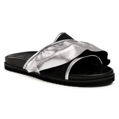 Eva Minge Γυναίκες Παντόφλες EM-21-09-001175 Ασημί