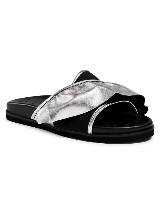 Eva Minge Γυναίκες Παντόφλες EM-21-09-001175 Ασημί 1 Eva Minge Γυναίκες Παντόφλες EM-21-09-001175 Ασημί