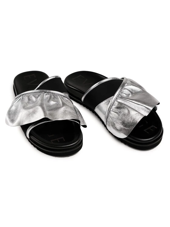 Eva Minge Γυναίκες Παντόφλες EM-21-09-001175 Ασημί 5 Eva Minge Γυναίκες Παντόφλες EM-21-09-001175 Ασημί - Image 5