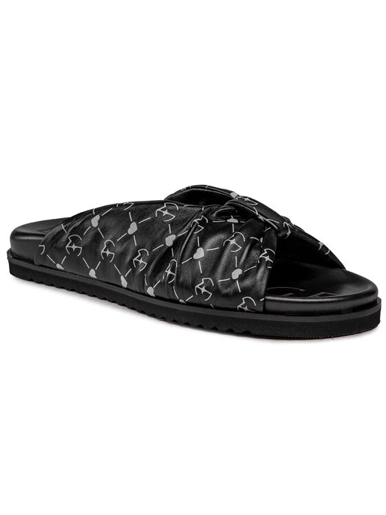 Eva Minge Γυναίκες Παντόφλες EM-21-09-001173 Μαύρο 1 Eva Minge Γυναίκες Παντόφλες EM-21-09-001173 Μαύρο