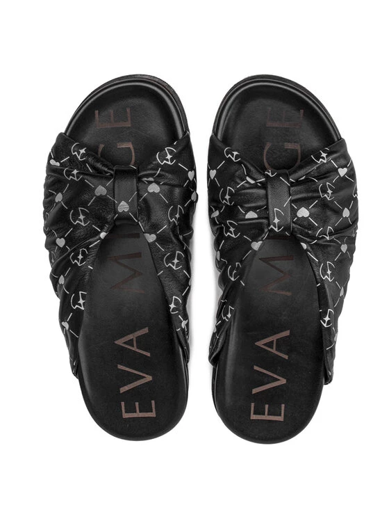 Eva Minge Γυναίκες Παντόφλες EM-21-09-001173 Μαύρο 6 Eva Minge Γυναίκες Παντόφλες EM-21-09-001173 Μαύρο - Image 6