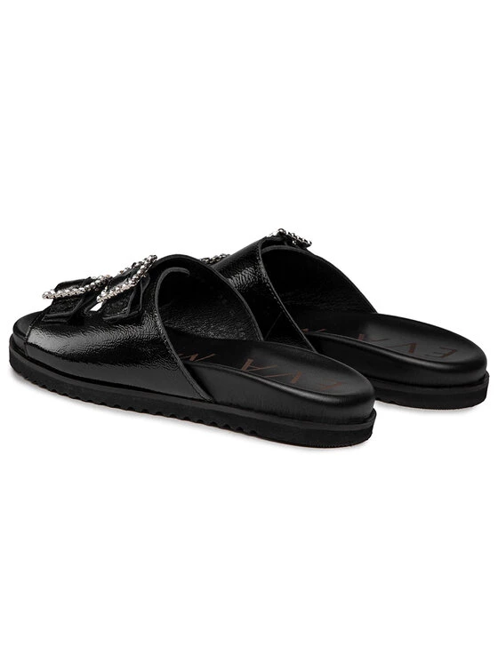 Eva Minge Γυναίκες Παντόφλες EM-21-09-001172 Μαύρο 3 Eva Minge Γυναίκες Παντόφλες EM-21-09-001172 Μαύρο - Image 3