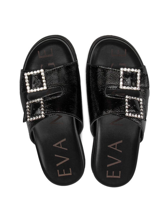 Eva Minge Γυναίκες Παντόφλες EM-21-09-001172 Μαύρο 6 Eva Minge Γυναίκες Παντόφλες EM-21-09-001172 Μαύρο - Image 6