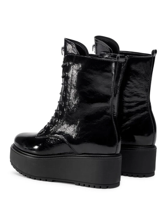 Eva Minge Γυναίκες Biker Μποτάκια Μποτάκια EM-56-08-001045 Μαύρο 4 Eva Minge Γυναίκες Biker Μποτάκια Μποτάκια EM-56-08-001045 Μαύρο - Image 4