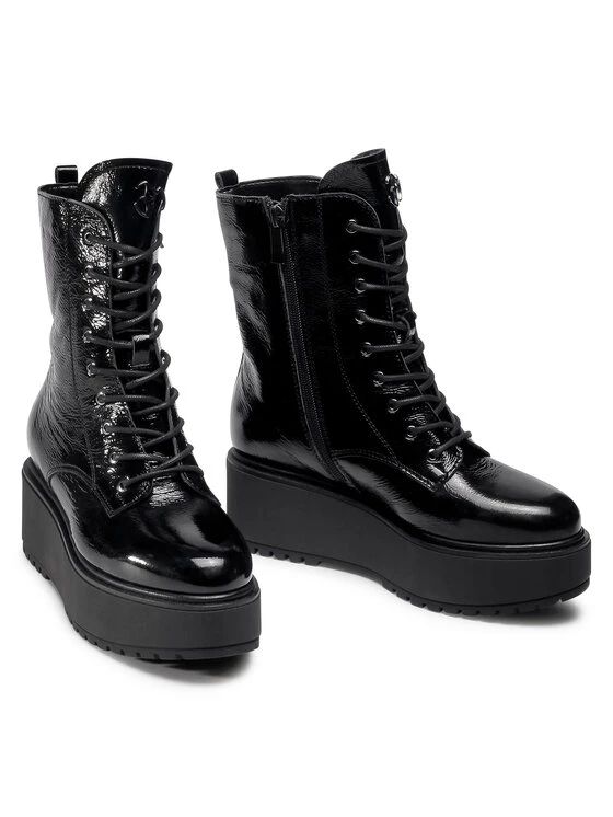 Eva Minge Γυναίκες Biker Μποτάκια Μποτάκια EM-56-08-001045 Μαύρο 6 Eva Minge Γυναίκες Biker Μποτάκια Μποτάκια EM-56-08-001045 Μαύρο - Image 6