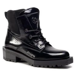 Eva Minge Γυναίκες Biker Μποτάκια Μποτάκια EM-56-08-001006 Μαύρο