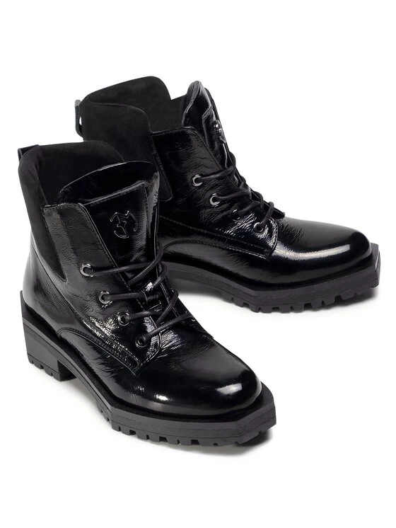 Eva Minge Γυναίκες Biker Μποτάκια Μποτάκια EM-56-08-001006 Μαύρο 5 Eva Minge Γυναίκες Biker Μποτάκια Μποτάκια EM-56-08-001006 Μαύρο - Image 5