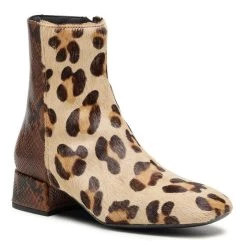 Eva Minge Γυναίκες Biker Μποτάκια Μποτάκια EM-23-08-001020 Μπεζ