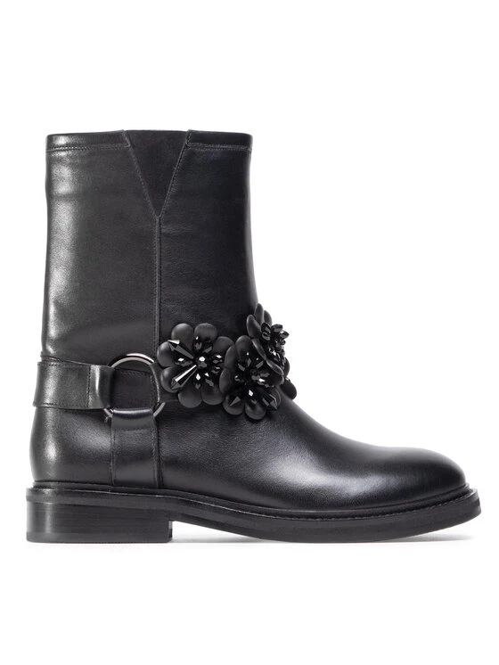 Eva Minge Γυναίκες Biker Μποτάκια Μποτάκια EM-40-08-000932 Μαύρο 3 Eva Minge Γυναίκες Biker Μποτάκια Μποτάκια EM-40-08-000932 Μαύρο - Image 3