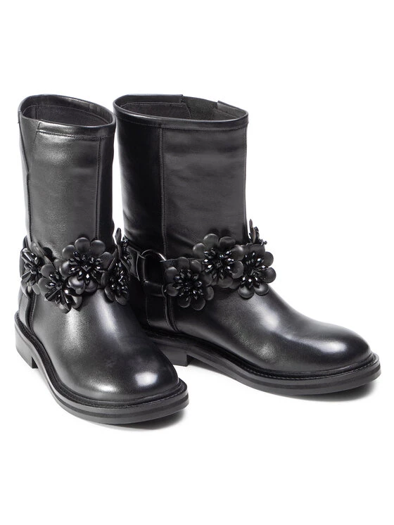 Eva Minge Γυναίκες Biker Μποτάκια Μποτάκια EM-40-08-000932 Μαύρο 6 Eva Minge Γυναίκες Biker Μποτάκια Μποτάκια EM-40-08-000932 Μαύρο - Image 6