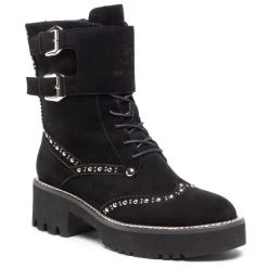 Eva Minge Γυναίκες Biker Μποτάκια Μποτάκια EM-40-08-000919 Μαύρο