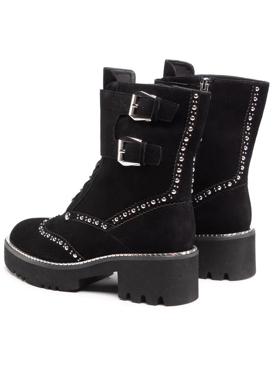 Eva Minge Γυναίκες Biker Μποτάκια Μποτάκια EM-40-08-000919 Μαύρο 3 Eva Minge Γυναίκες Biker Μποτάκια Μποτάκια EM-40-08-000919 Μαύρο - Image 3