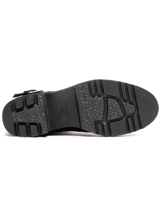 Eva Minge Γυναίκες Biker Μποτάκια Μποτάκια EM-40-08-000919 Μαύρο 4 Eva Minge Γυναίκες Biker Μποτάκια Μποτάκια EM-40-08-000919 Μαύρο - Image 4