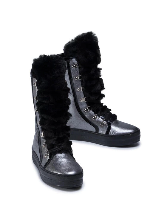 Eva Minge Γυναίκες Biker Μποτάκια Μποτάκια EM-54-08-000885 Ασημί 5 Eva Minge Γυναίκες Biker Μποτάκια Μποτάκια EM-54-08-000885 Ασημί - Image 5